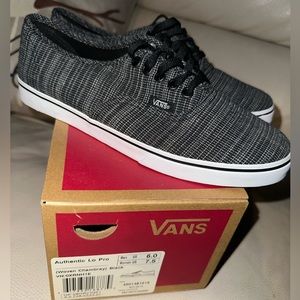 VANS Authentic Lo Pro (Woven Chambray) Black